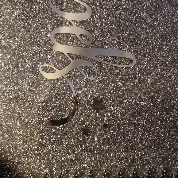 Kensie Home Mirrored Glass Jewelry Box with Glittery Sassy Top SPARKLE - Picture 9 of 11